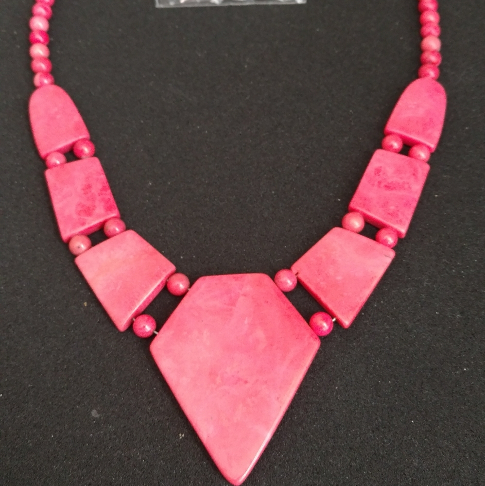 Jay King pink coral necklace